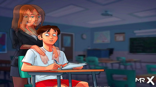 Anime Teens Share Steamy Secrets in Summer School Romance