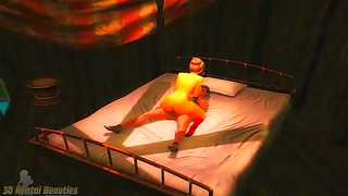 Tigress Rides Hard Takes Every Inch in Wild 3D Hentai Fantasy