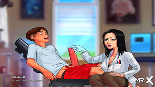Student Tempts Strict Sensei with Forbidden Summer Lust in Classroom
