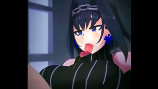 Kronii Tempts with Sensual Curves in Hot Hentai Encounter