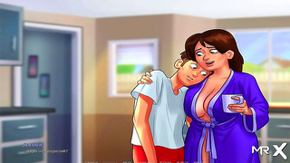Teen Tempts Lover with Sugary Lollipop Tease in Steamy Summer Encounter