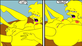 Curvy Cartoon Cutie Takes Dual Delight in Steamy Anal Pussy Action