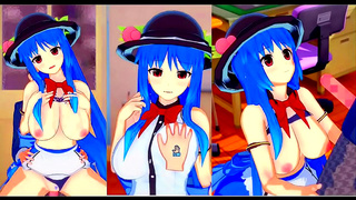Tenshi Tempts with Lush curves in Hot 3D Hentai Fantasy Action