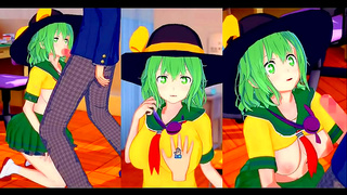 Koishi Teases Her Lover with Luscious Curves in Hot 3D Hentai Encounter