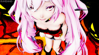 Miku Entices Fate with Sultry Blows as a Voluptuous Vampiress in Heat