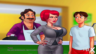 Teen Seduces Lover Under Hot Sun for Steamy Animated Encounter