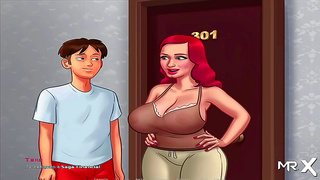 Teen Threesome Heats Up Summer Nights in Busty Hentai Fantasy