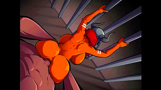 Demoress Seduces Gamer Jamal with Voluptuous Allure in Queen Opala Adventure