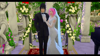 Sakuras Hot Wedding Night Tryst with Naruto Ignites in Wild Hentai Dreams