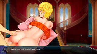 Android 18 Tempts a Saiyan Warrior with Fiery Orals Hot Anal in DBZ Fantasies