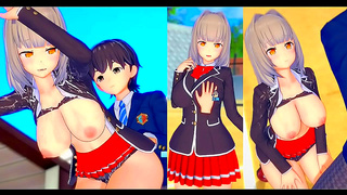 Azusas Busty Steamy Tit-Fuck Handjob Bliss – Naughty Hentai Dream