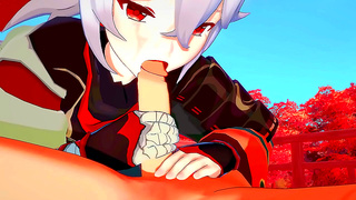 Kazuha Tartaglias Secret Flame Burns Hot in Sultry Genshin Encounter