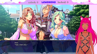 Busty Neko VTuber Ignites Steamy Fantasy Roleplay Adventure