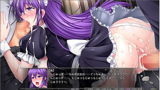 Maid Tempts Hero with Sensual Blowjob in Steamy Senki Mystertia Tale