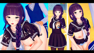 Futabas Busty Allure: Seductive Caresses Ignite Hot Desire in Koikatsu 3D