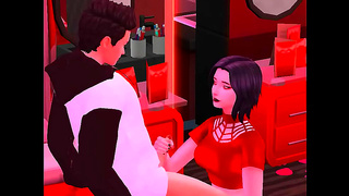 Busty Ecchi Beauty Shares Steamy 3D Creamie Moment in Fantastical Hentai Escape