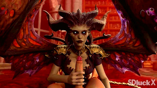 Solanas Seductive 3D Adventure Sparks Hot Blowjob Pleasure