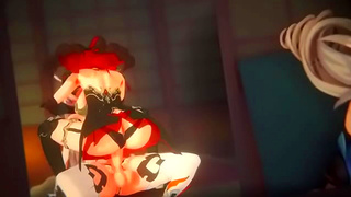 Luscious Hentai Goddess Tempts with Hot Steamy Tits Massage Pleasure