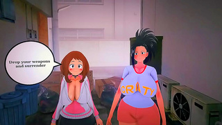 Momo Toga Dominates with Fiery Hentai Moves in Hot Doggy Style Lesson