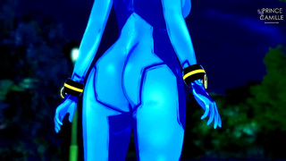 Fiery Anime Couples Steamy 3D Night Tryst Ignites Under Moonlight – LoveSkySan69