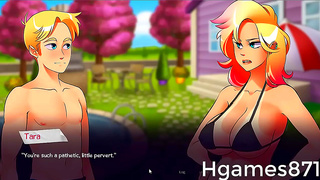 Dual Thrills: Blue-Haired Futanari Tempts Lover in steamy Hentai Encounter