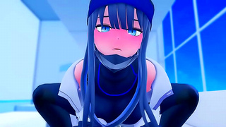 Passionate 3D Anime Couple Shares Steamy Oral Pleasure Big Tits Action