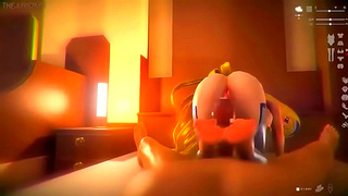 Fiery Redhead Demoness Reaches Climax in Steamy Hentai Encounter