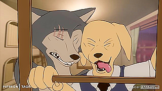 Legoshi Dominates Jack in Fiery Furry Showdown – Beastars Lust Ignites