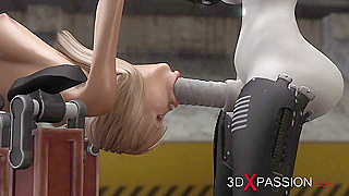 Android Tempts Human With Secret Oral Desires in Steamy Sci-Fi Tryst