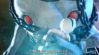 2B Ambushed by Shadowy Foes in NieR - A Fight Turned Pleasure