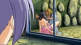 Hidden Desires Unfold as Anime Virgins Meet Under Moonlight in Forbidden Hot Spring