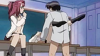 Tutor Takes Control in Wild College Hentai Threesome Fantasy