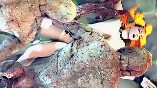 Nami Enslaved Pleasured by Savage Monsters in Steamy Hentai Adventure