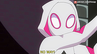 Gwen Surrenders to Alien Lust as Tentacle Tastes Her Tight Hole