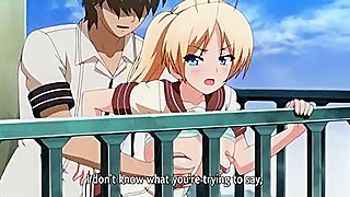 Curvy Student Tempts Professor in Hot Balcony Tryst
