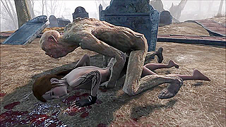 Ghoul Claims Innocent in Dark Fallout Graveyard Tryst