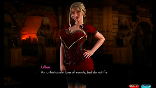 Milf Seduces Cartoon Hunk in Hot 3D Animated Blowjob Action
