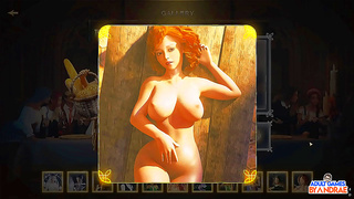 Busty Anime Babe Impaled on Giant Cock for Explosive Orgasm