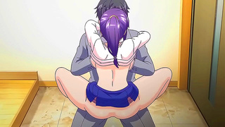 Curvy Milf Rides Nerd Gamer Hard in Hot Hentai Bedroom Battle