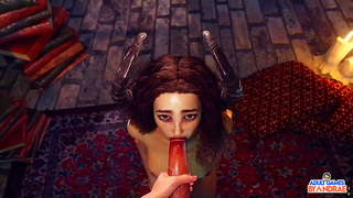 Lilys Hot Train Adventure: Blowjob Fantasy Unfolds – Anime Erotica