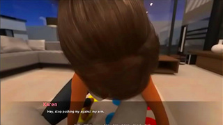 Vixen Tempts Genius with Sensual Blowjob Mid-Puzzle Challenge in Steamy Anime Encounter