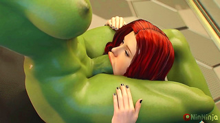 Luscious Anime Goddess Gagged Pounded in Wild Oral Sex Rampage