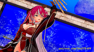Marina Sparks Sensual 3D Dance Fantasy – Hololive Heat Taken to Extremes