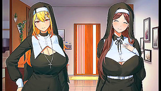 Naughty Nuns Tempt Fate with Steamy Tryst Beneath the Blazing Sun
