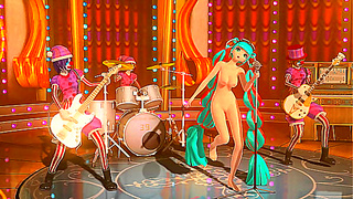 Miku Tempts Adoring Fan with Seductive Neko in Steamy Fantasia
