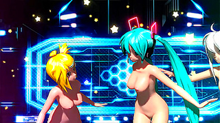 Miku Strips Down in Steamy Project DIVA Fantasia Mod Encounter