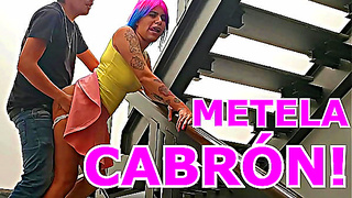 Hot Stairwell Encounter Takes Risqu Turn as Lovers Get Caught Mid-Fuck