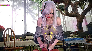 Curvy Mistress Dominates Eager Young Lover in Steamy 3D Encounter