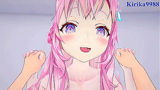 Hakui Chloes Steamy VR Tryst – A Horny Hololive Fantasy Unfolds