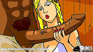 Farmers Wife Tempted by Massive BBC in Hot Barnyard Tryst